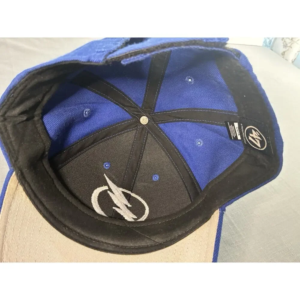 Tampa Bay Lightning '47 Brand Adjustable Dad Hat Blue NHL Cap Strapback
